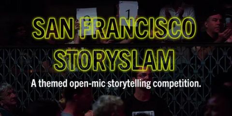 Poster: The Moth SF StorySLAM: STRANGE ENCOUNTERS 2026, Public Works, Oct 27