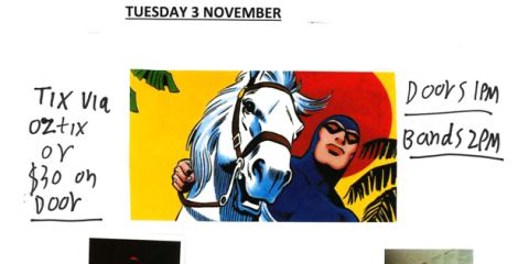 Poster: Cup Day Blowout, The Workers Club, Nov 3