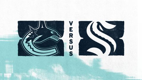 Poster: Seattle Kraken vs. Vancouver Canucks, Climate Pledge Arena, Nov 19