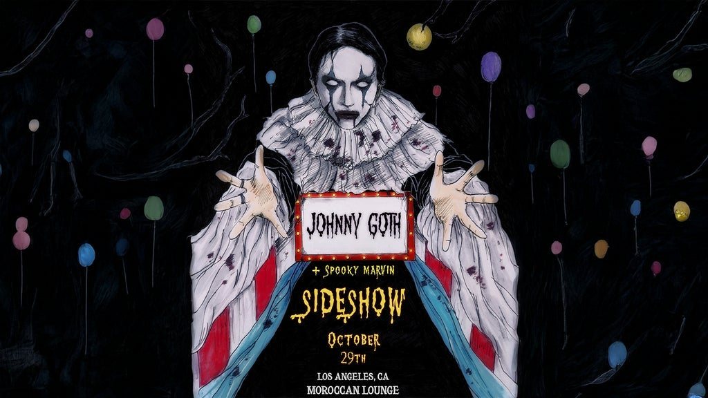 Poster: Johnny Goth – Sideshow Halloween