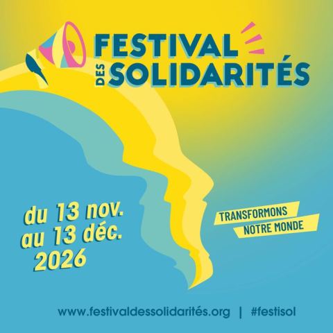 Affiche : Festival des Solidarités 2026, Théâtre Graslin (Angers Nantes Opéra), 14 nov.