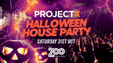 Poster: PROJECT X HALLOWEEN HOUSE PARTY @ ZOO BAR! – London Halloween 2026, Zoo Bar & Club, Oct 31