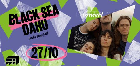 Poster: BLACK SEA DAHU (Indie Pop Folk | CH) + MEL D · Marché Gare LYON, 4 Place Hubert Mounier, Oct 27