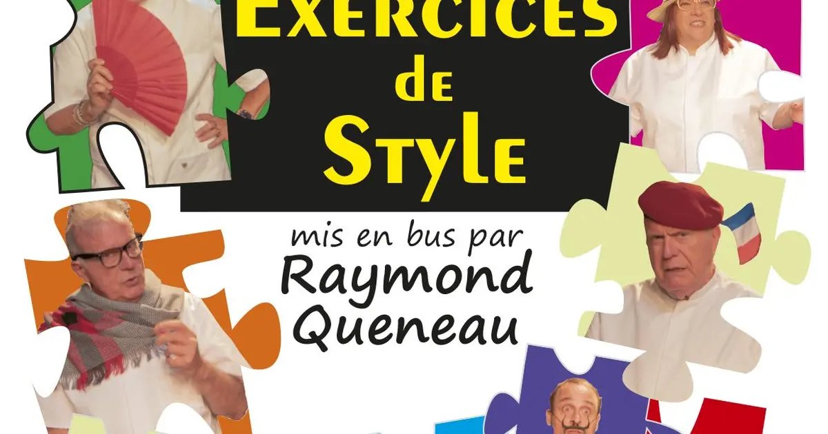 Affiche : Exercices de Style Raymond Queneau