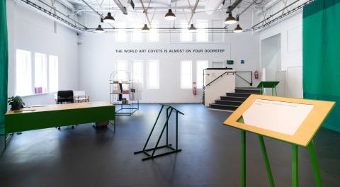 Poster: Agatha Gothe-Snape: IT IS THE COLOUR OF AN IDEA THAT WILL NOT COMPLETE ITSELF IN OUR LIFETIME, PICA – Perth Institute of Contemporary Arts, Feb 9