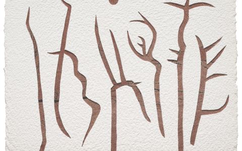 Affiche : Exposition monographique consacrée à l’artiste australienne GW BOT | GLYPHMAKER - La métamorphose des signes, Arts d’Australie • Stéphane Jacob, 15 oct.