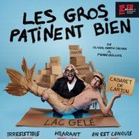 Affiche : Les Gros Patinent Bien, La Pepiniere Théâtre, 24 oct.