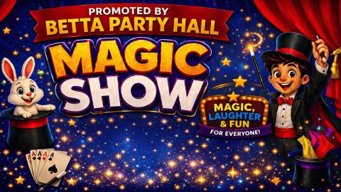 Poster: Magic Show, Ornamental fish trade centre kolathur, Oct 31