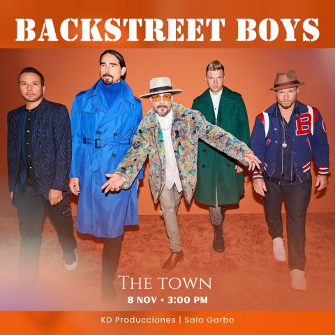 Cartel: Backstreet Boys: The Town, Sala Garbo, 8 nov