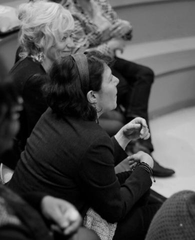 Affiche : Ateliers de conversation en français, Bibliothèque Émilie-du-Châtelet, 3 nov.