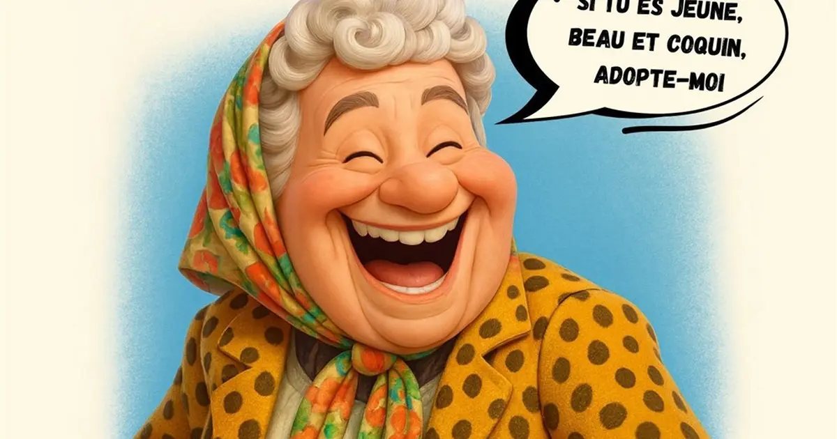 Poster: Adopte une vieille.com