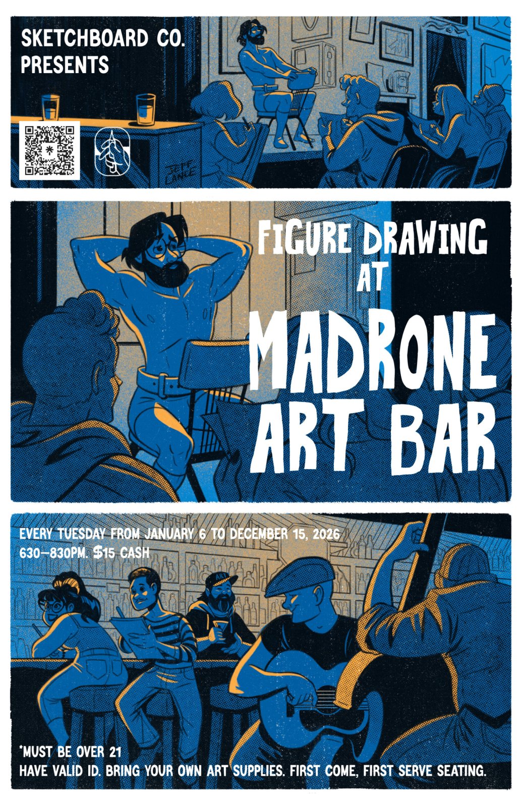 Poster: LIVE MODEL TUESDAY SKETCH