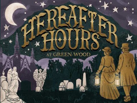 Poster: Hereafter Hours, Green-Wood Cemetery, Oct 30
