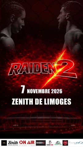 Poster: RAIDEN 2, Zénith Limoges Métropole, Nov 7