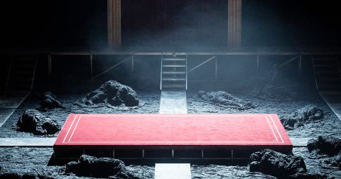 Affisch: Hamlet, Dramaten, 7 nov.