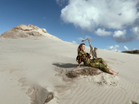 Plakat: Stephanie Lottermoser – Groovende Synthese aus Jazz, Soul und Pop, Bergson Kunstkraftwerk, 14. Nov.