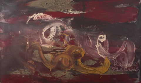 Cartel: Exposició 'Romà Vallès, l’horitzó abstracte', Espais Volart, 15 sept