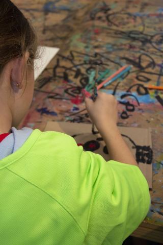 Affiche : Stage d'arts plastiques pour enfants, EESAB-site de Rennes, 29 oct.