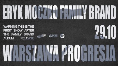 Plakat: Eryk Moczko, Progresja, 29 paź