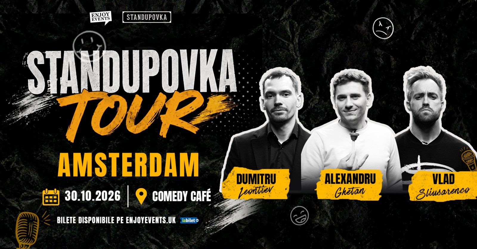 Affiche: STANDUPOVKA | AMSTERDAM