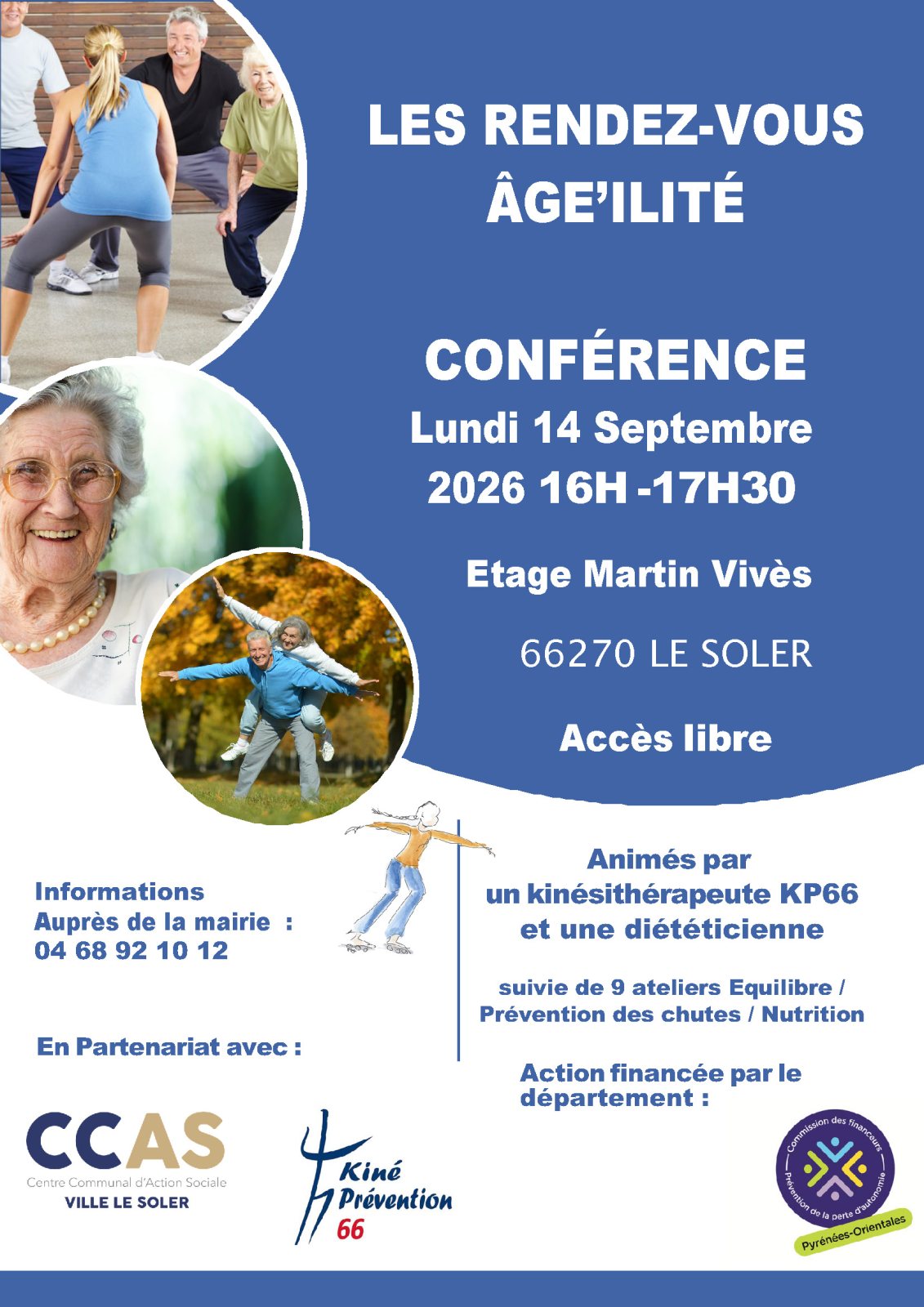 Affiche : Les rendez-vous age’ilité