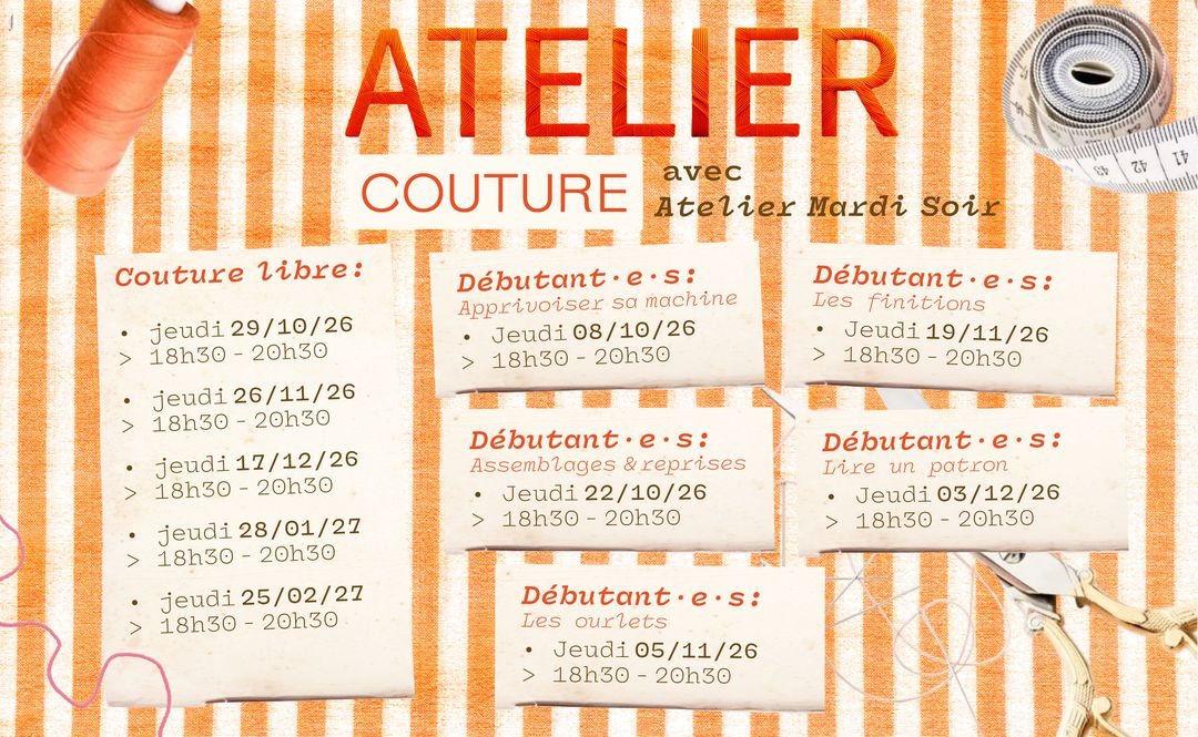 Affiche : Ateliers de couture