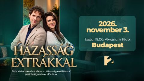 Plakát: Házasság extrákkal, Akvárium Klub, nov. 3.