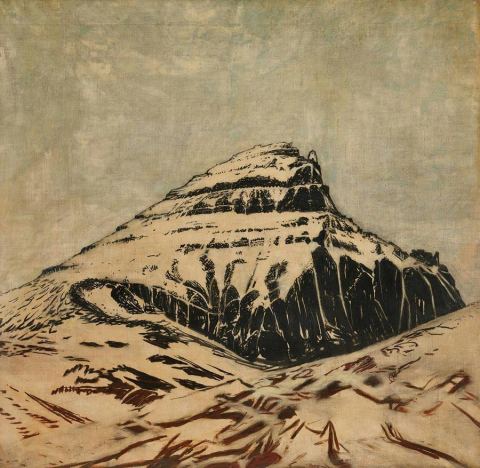 Veggspjald: Jóhannes S. Kjarval: Kjarval á Austurlandi, Listasafn Íslands, 3. okt.