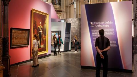 Affiche: Queer Amsterdam, de roze stad, De Nieuwe Kerk, 9 jul