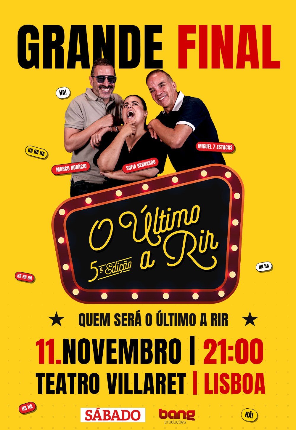 Poster: O Último a Rir | Grande Final