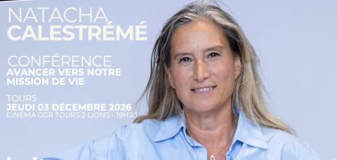 Affiche : Conférence Natacha Calestrémé - Tours, CGR Tours - 2 Lions, 3 déc.