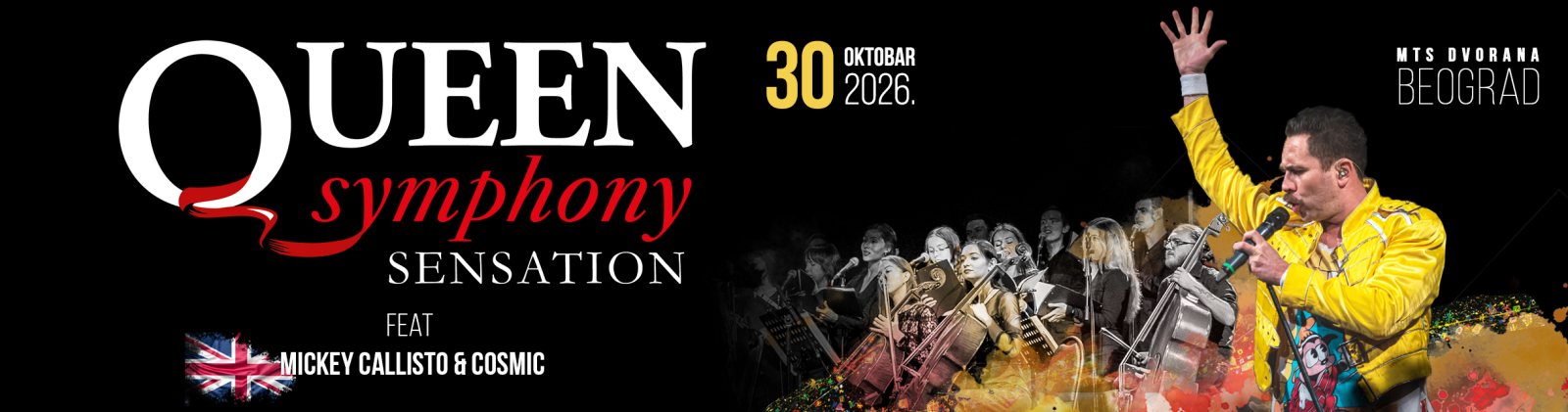 Плакат: QUEEN SYMPHONY SENSATION