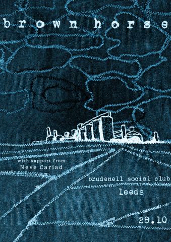 Poster: Brown Horse, Brudenell Social Club, Oct 28