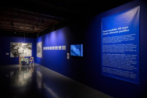 Cartel: Exposició 'Casal Lambda. 50 anys creant referents positius', Museu, 3 oct