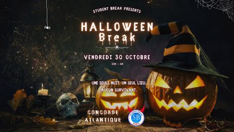 Affiche : Halloween Break - Concorde Atlantique, Bateau Concorde Atlantique, 30 oct.