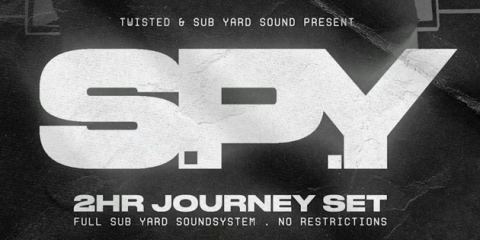 Poster: S.P.Y WITH SUB YARD SOUND, Kindred Bandroom, Nov 2