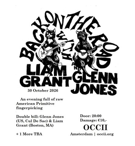 Affiche: GLENN JONES (US) + LIAM GRANT (US) + 12V5 (FR) + DJ NERF (FR), OCCII, 30 okt