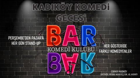 Afiş: Kadıköy Komedi Gecesi, Corner Kadıköy, 30 Eki