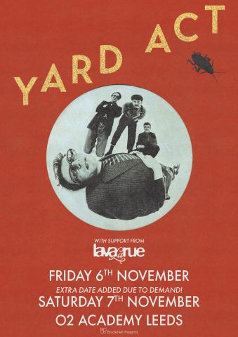 Poster: Yard Act, O2 Academy Leeds, Nov 6