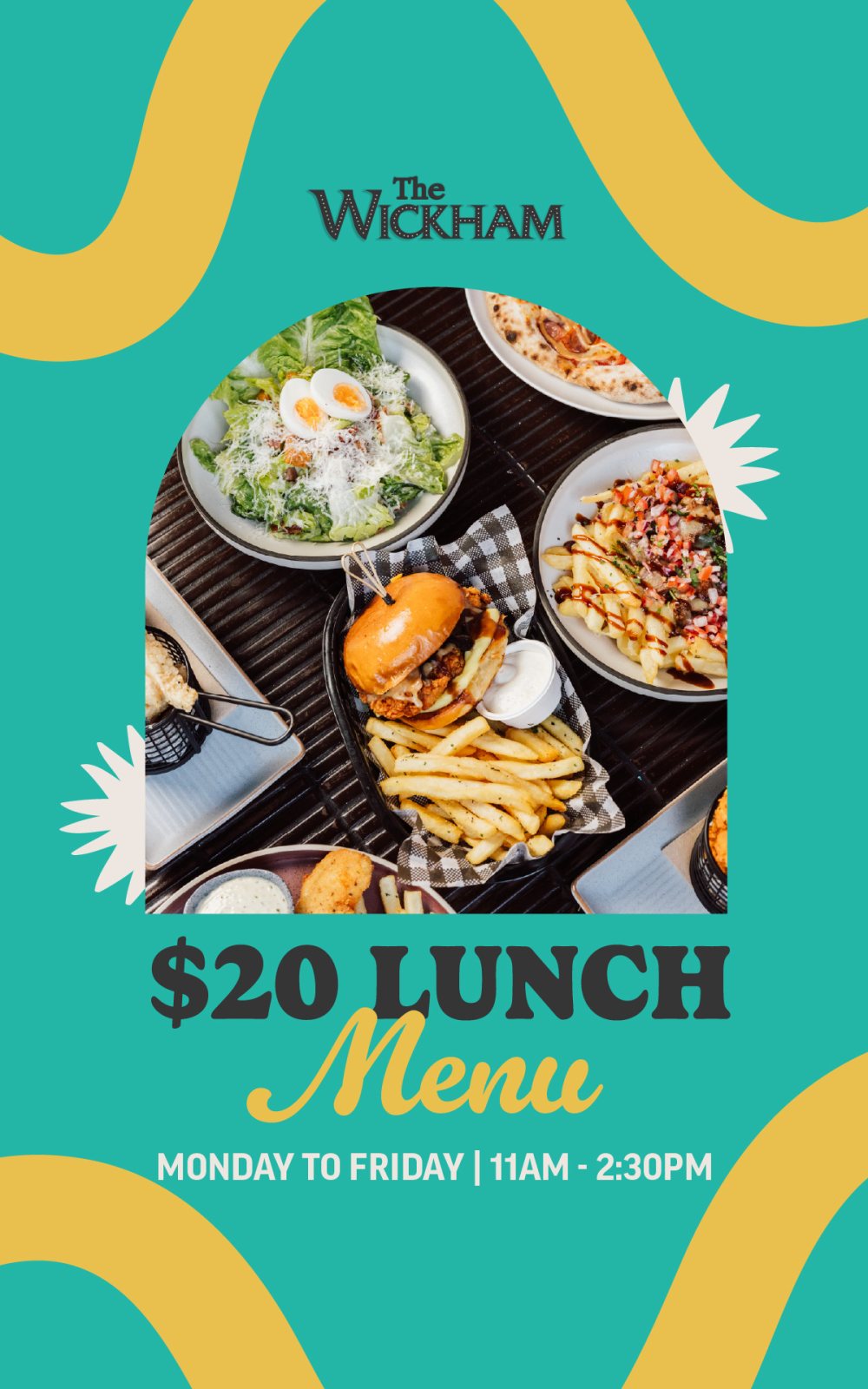 Poster: $20 Lunch Special