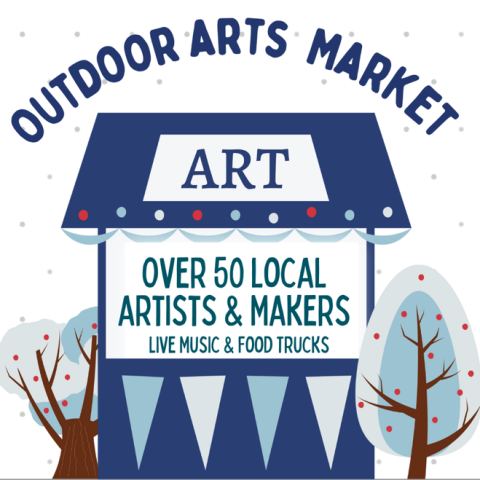 Poster: Outdoor Arts Market, ShoreLake Arts, Nov 21