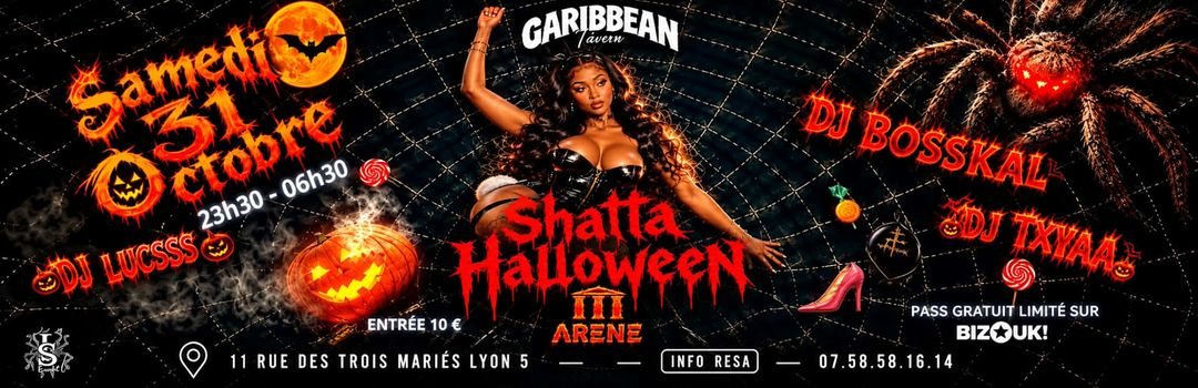 Affiche : SHATTA HALLOWEEN