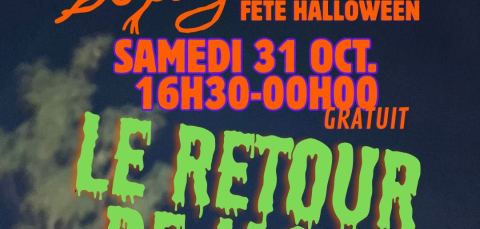 Poster: Le retour de Jacky, 4 allée Marthe Gautier, Oct 31