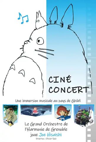 Affiche : Immersion musicale au pays de Ghibli, Salle Olivier Messiaen, 7 nov.