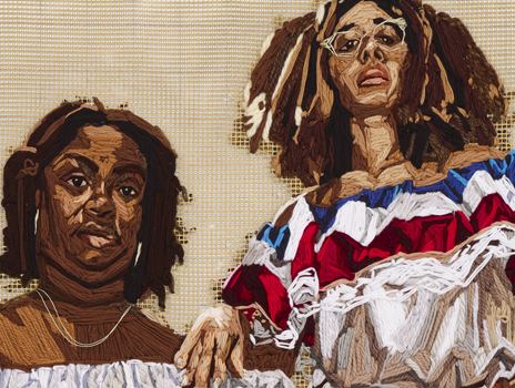 Poster: Sown Together: New Voices in Contemporary Textile Art, Harvey B. Gantt Center for African-American Arts + Culture, Sep 11