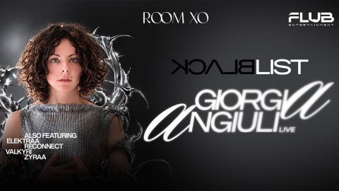 Poster: Room XO Presents Giorgia Angiuli, Room XO, Oct 30