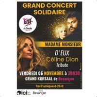 Affiche : Grand Concert Solidaire, Kursaal, 6 nov.