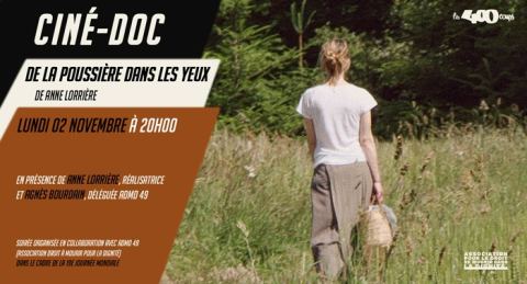 Affiche : Ciné Doc : DE LA POUSSIÈRE DANS LES YEUX de Anne Lorrière, Cinémas Les 400 Coups, 2 nov.
