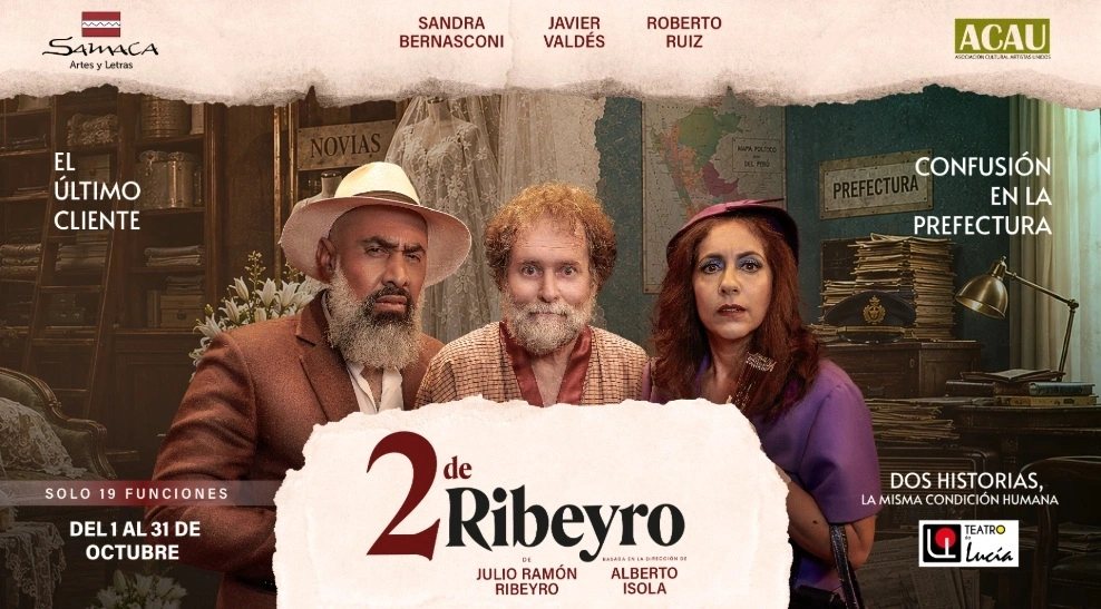 Cartel: 2 DE RIBEYRO