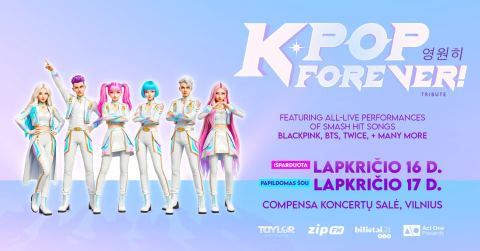 Afiša: K-POP FOREVER!, COMPENSA koncertų salė, 11-16